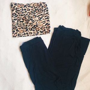 Cheetah Tube Top and Maxi Skirt